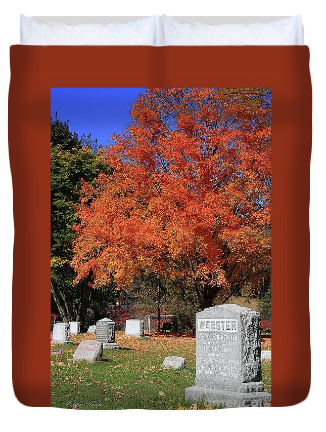 Autumn Duvet Cover featuring the photograph Autumn Memories by Sue Karski