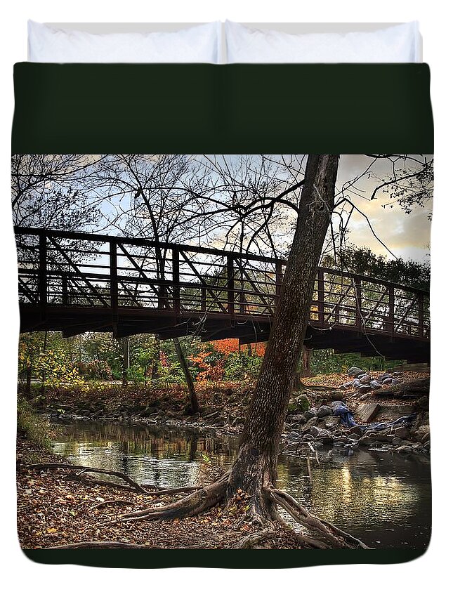 Fall Duvet Cover featuring the photograph Autumn's Beauty by Scott Wood