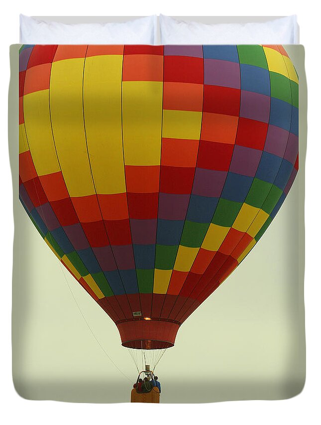 Balloon Duvet Cover featuring the photograph Balloon Ride by Daniel Reed