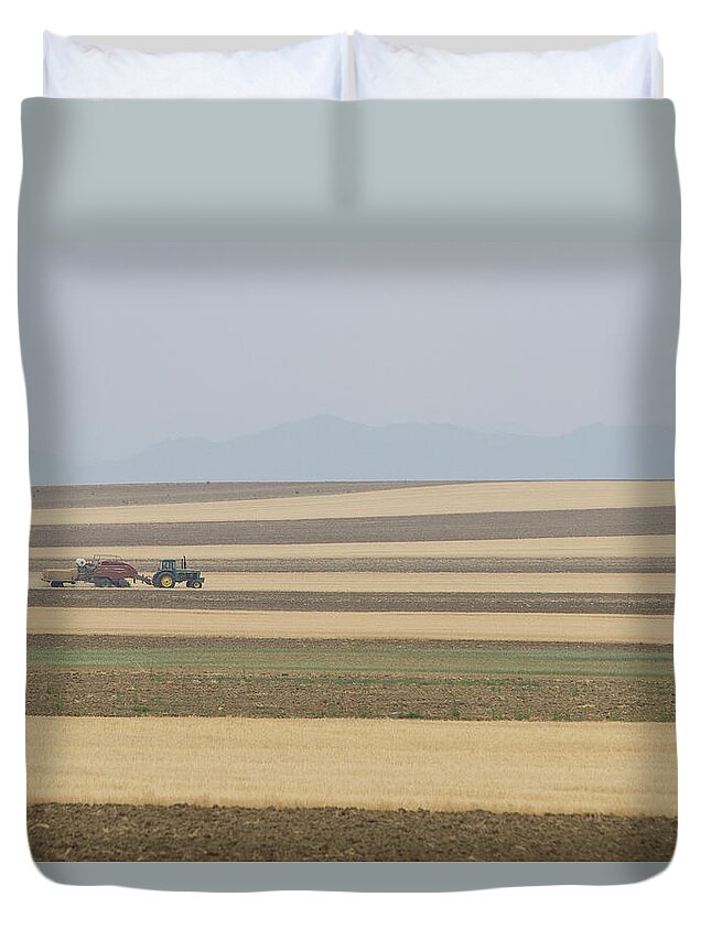View Duvet Cover featuring the photograph Boulder County Colorado Open Space Country View by James BO Insogna