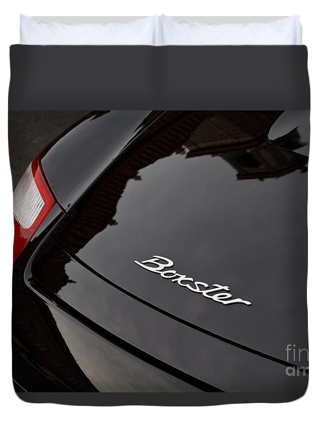 Porsche Duvet Cover featuring the photograph Boxster by Dennis Hedberg