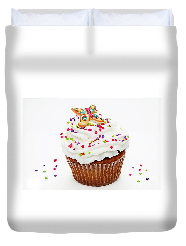 Butterfly Cupcake Duvet Cover For Sale By Andee Design