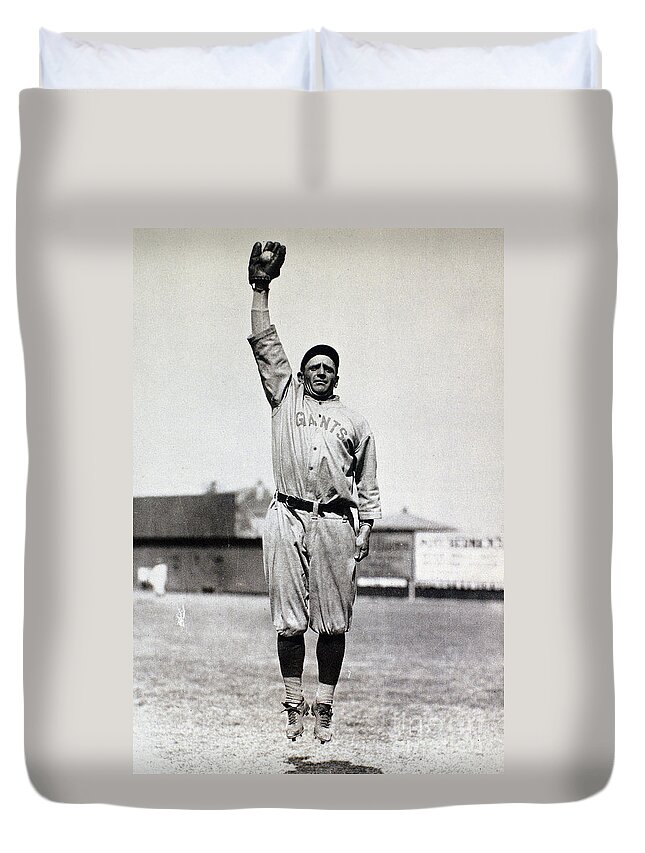 1920s Duvet Cover featuring the photograph Casey Stengel (1891-1975) by Granger