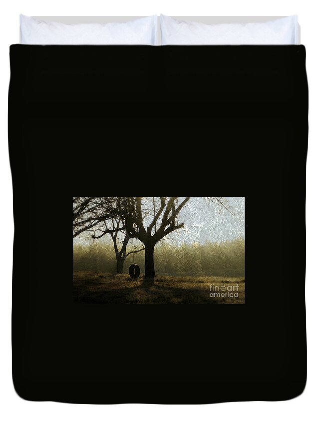 Tree Duvet Cover featuring the photograph Childhood Memories by Benanne Stiens