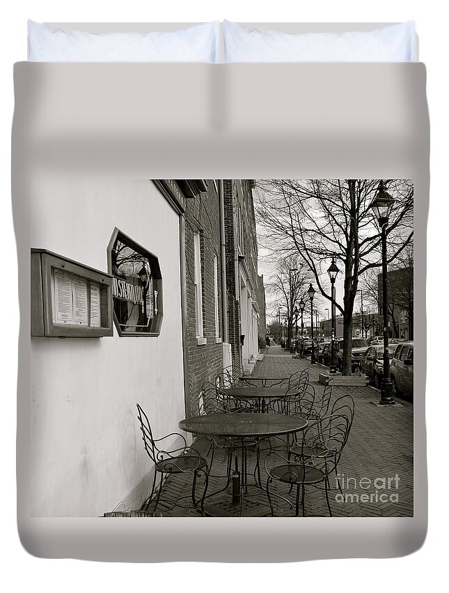 City Duvet Cover featuring the photograph City Life by Debbi Granruth