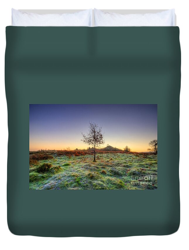Hdr Duvet Cover featuring the photograph Colours Of Dawn by Yhun Suarez
