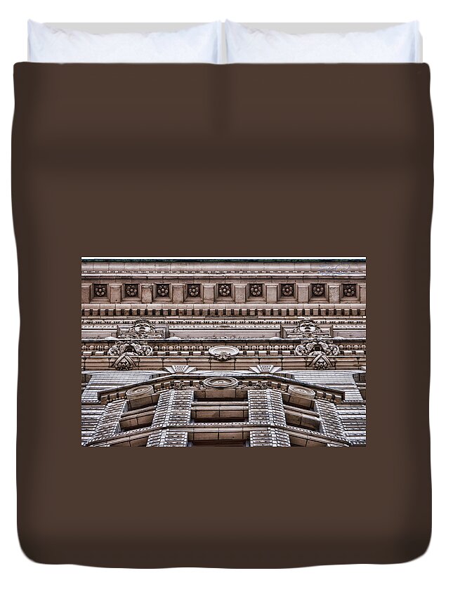 Flatiron Facade Duvet Cover featuring the photograph Could this be Oz by S Paul Sahm