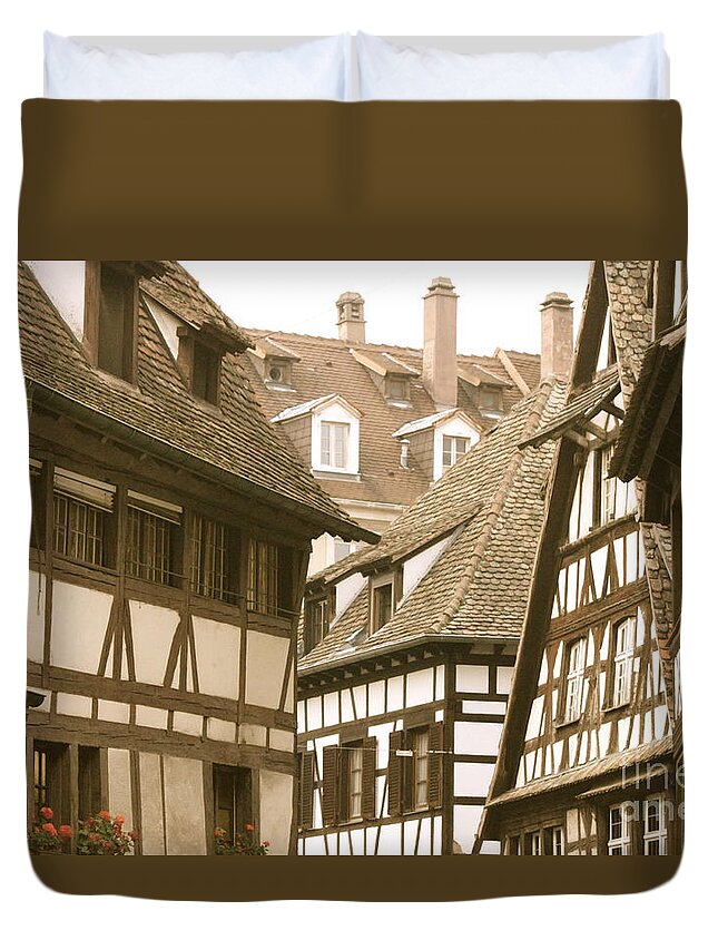 Germany Duvet Cover featuring the photograph Days of Old by Bev Veals