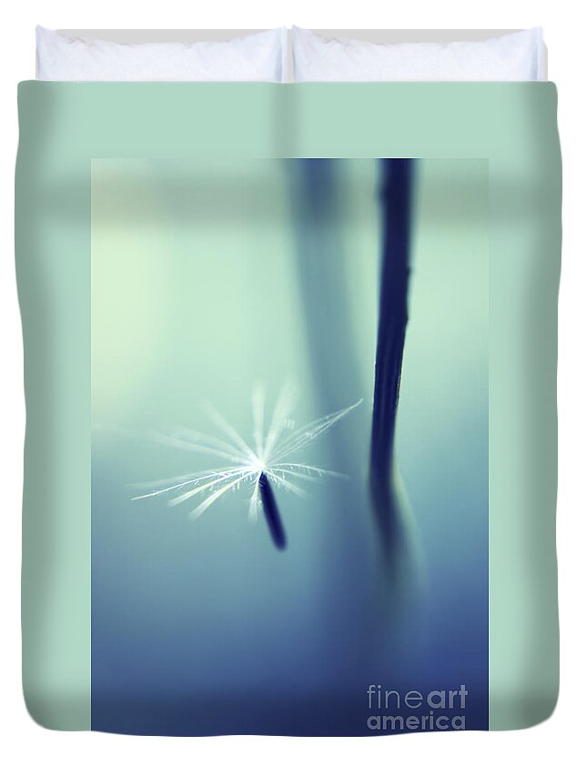 Abstract Duvet Cover featuring the photograph Detachement by Aimelle Ml