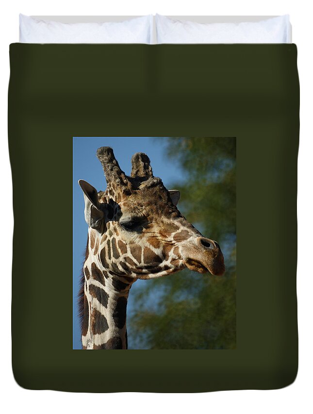 Animals Duvet Cover featuring the photograph Dont Do That by Ernest Echols