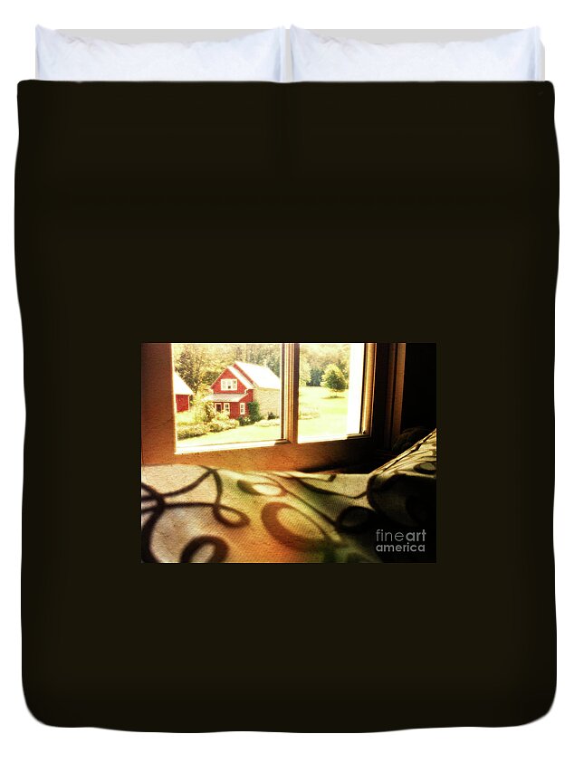 Window Seat Duvet Cover featuring the photograph Dreams From The Window Seat by Kevyn Bashore