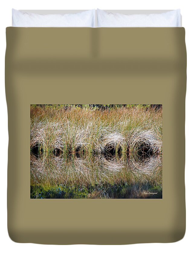 Nature Scene Duvet Cover featuring the photograph Escape Hatches by Kay Lovingood