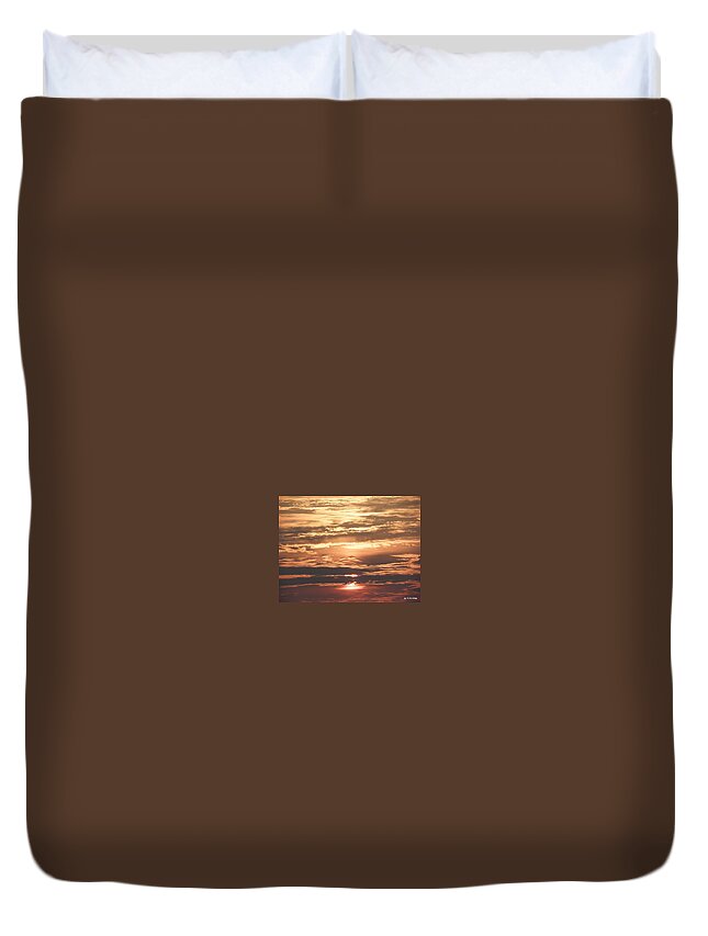 Sunrise Duvet Cover featuring the photograph Explosion Of Color by Kim Galluzzo Wozniak