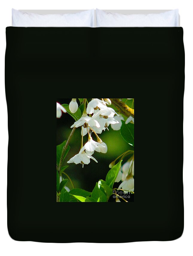 Flowers Duvet Cover featuring the photograph Faerie Bells 2 by Rory Siegel