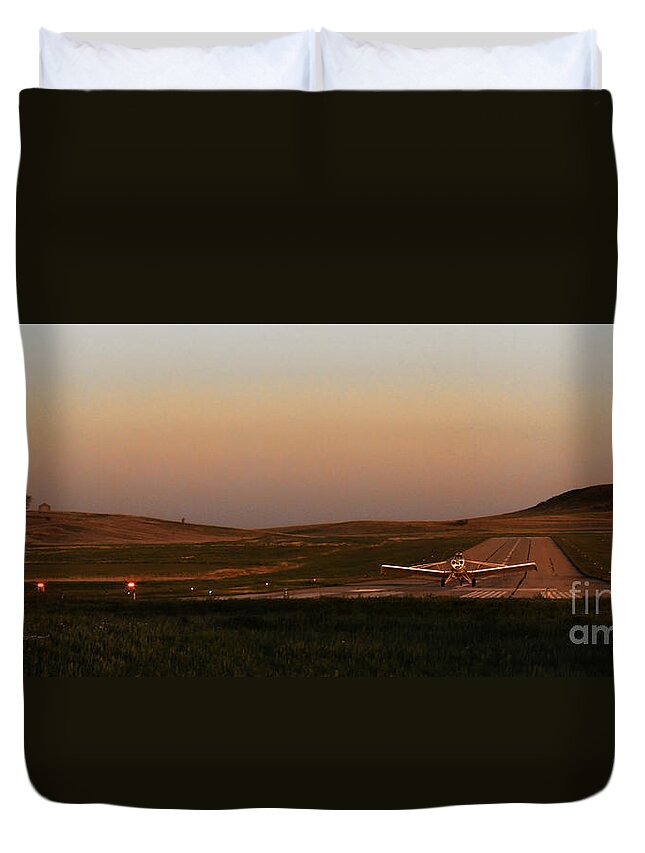 Full Moon Duvet Cover featuring the photograph Fly me to the Moon by Edward R Wisell