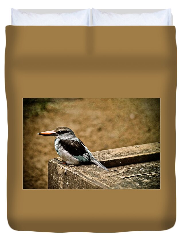 Bird Duvet Cover featuring the photograph Follow Your Nose by Trish Tritz