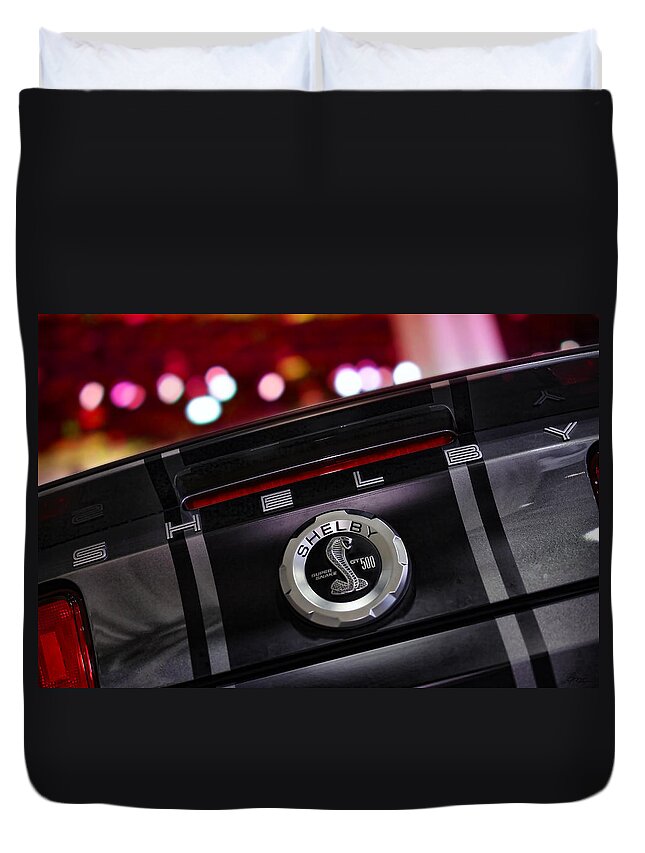 2012 Duvet Cover featuring the photograph Ford Mustang Shelby GT500 Super Snake by Gordon Dean II