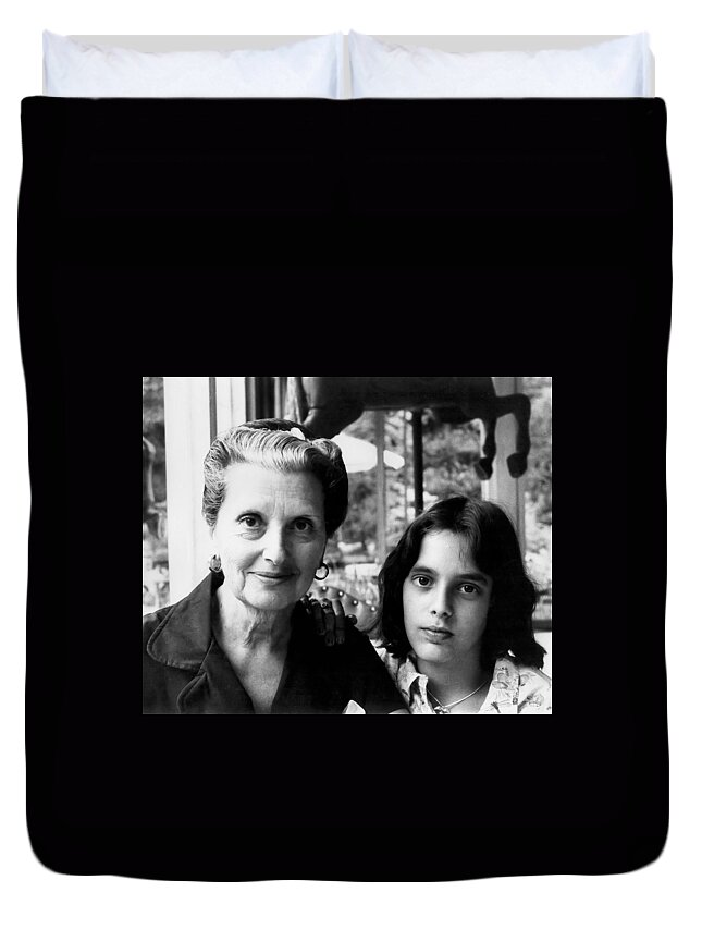 Portrait Duvet Cover featuring the photograph Generations by Rory Siegel