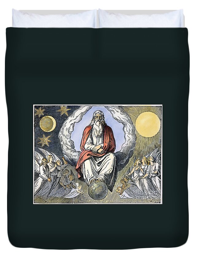7th Duvet Cover featuring the photograph God Resting On 7th Day by Granger