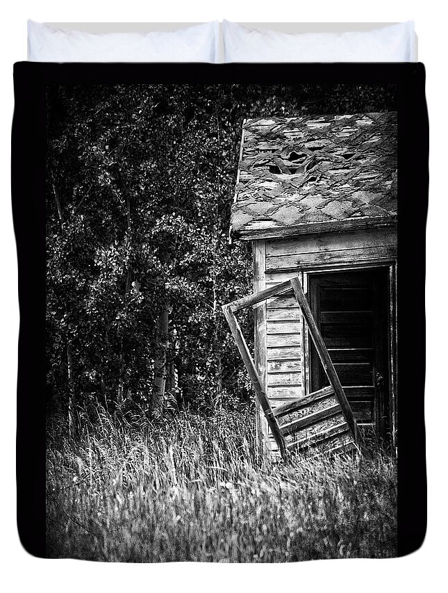 Door Duvet Cover featuring the photograph Hinged Hunger by J C