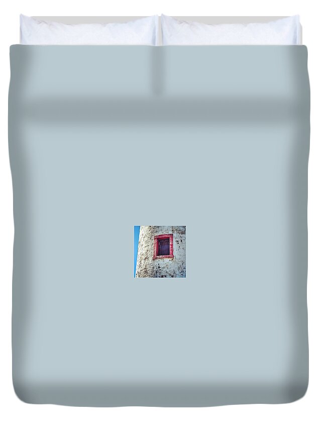 Lighthouse Duvet Cover featuring the photograph #instagood #instagramhub #picoftheday by Silva Halo