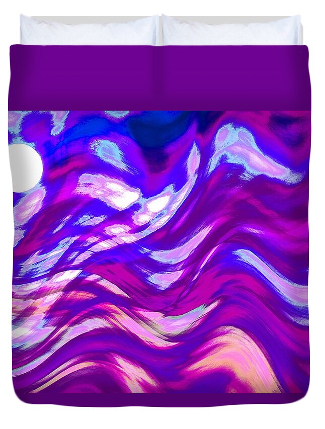 Altered Duvet Cover featuring the digital art It's Amore by Andrew Hewett