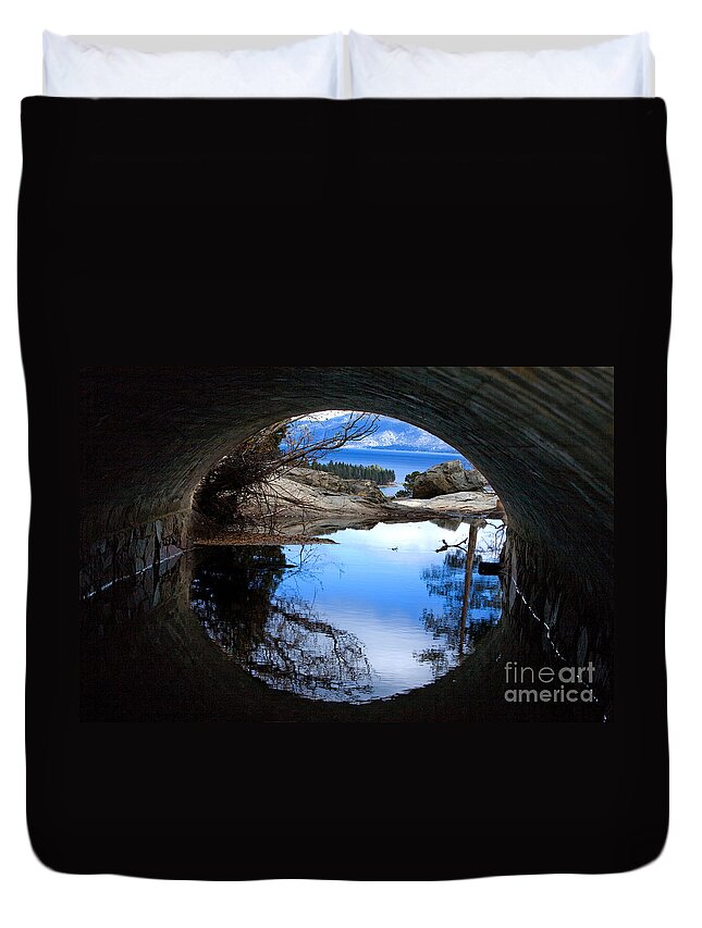 Lake Tahoe Duvet Cover featuring the photograph Knighton045 by Daniel Knighton
