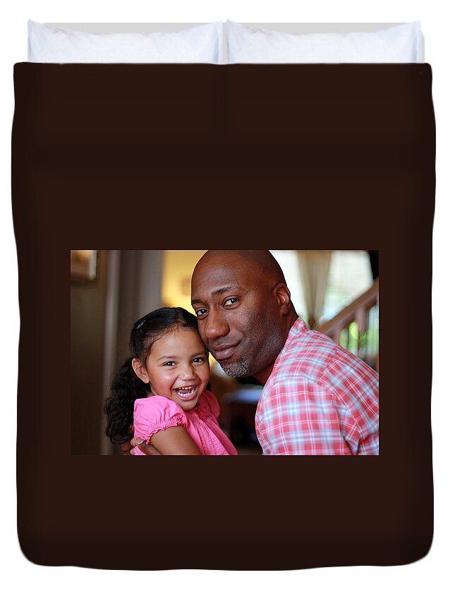 Randy Wehner Duvet Cover featuring the photograph Laughter and Smiles by Randy Wehner