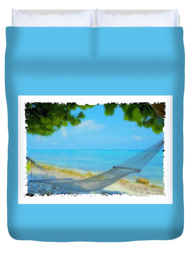 Beach Duvet Cover featuring the photograph Life is Good by Stephen Anderson