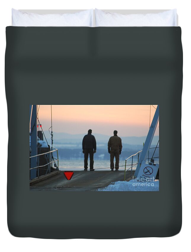 Hope Duvet Cover featuring the photograph Lost hope by Dejan Jovanovic