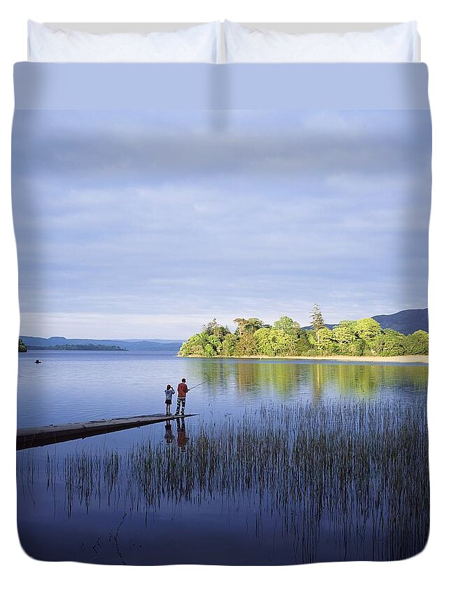 Childhood Duvet Cover featuring the photograph Lough Gill, Co Sligo, Ireland by The Irish Image Collection 