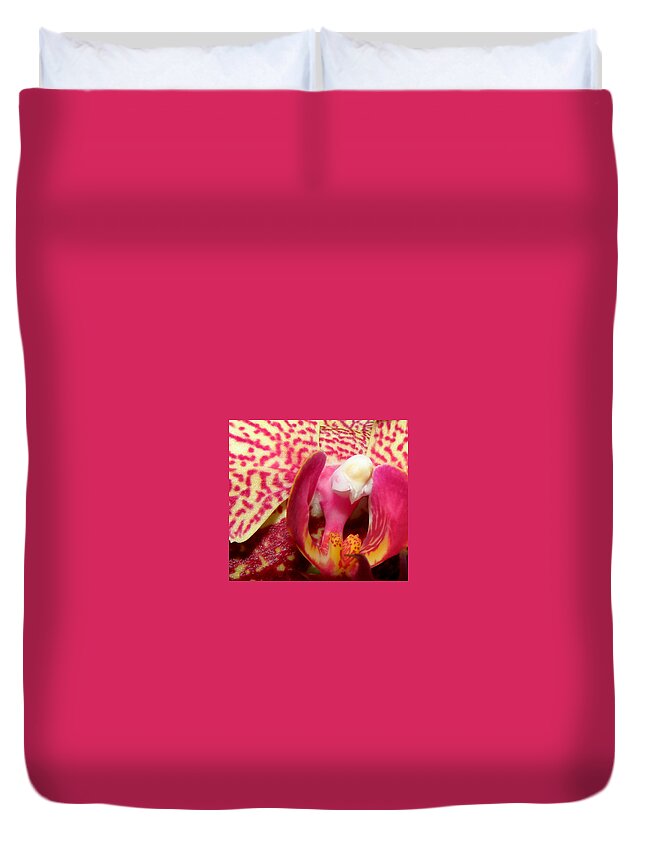 Orchid Duvet Cover featuring the photograph Magical Beauty by Kim Galluzzo Wozniak