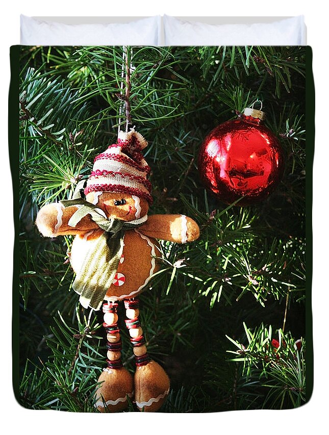 Christmas Duvet Cover featuring the photograph Merry Christmas by Masha Batkova