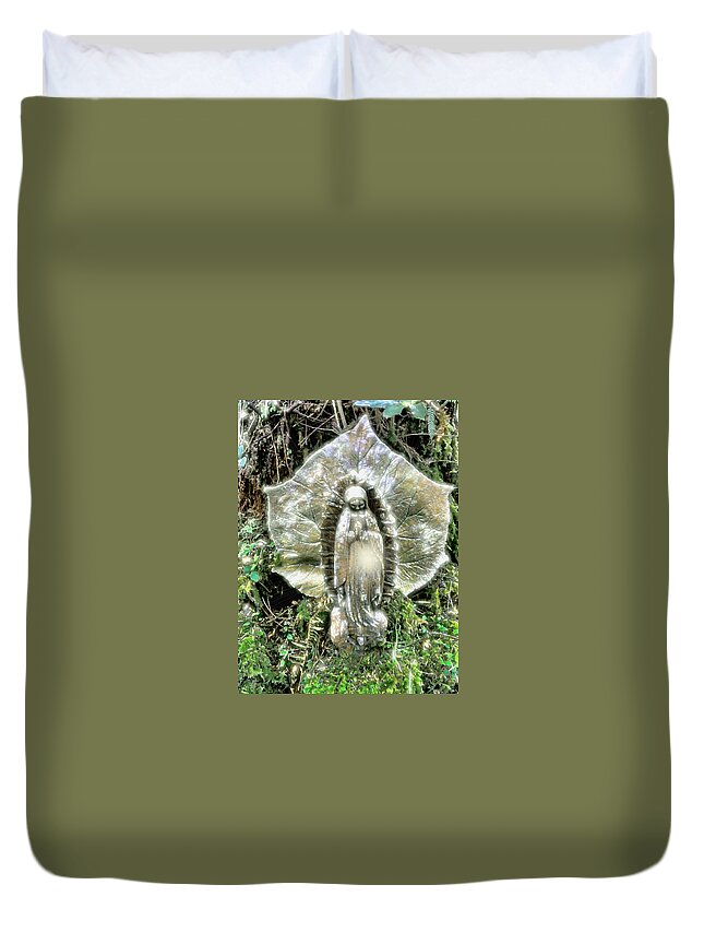 Garden Duvet Cover featuring the photograph Miracle In My Garden by Rory Siegel