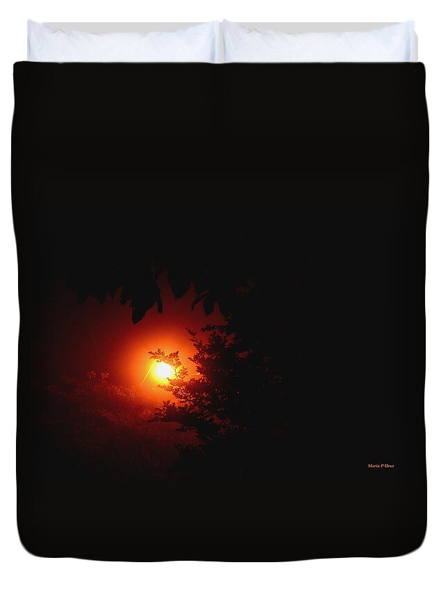 Mystifying Duvet Cover featuring the photograph Mystifying by Maria Urso