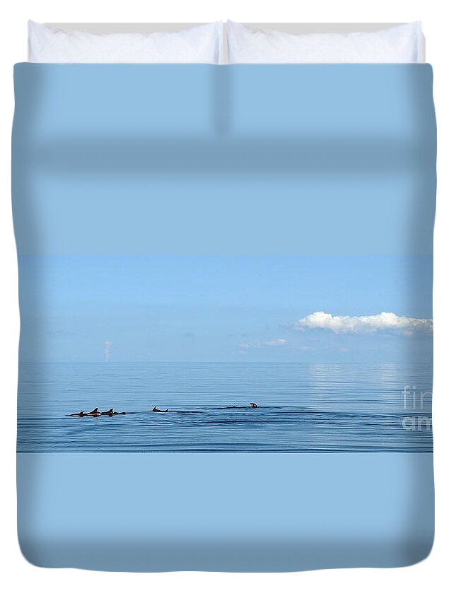 Pano Duvet Cover featuring the photograph Perfect day by Sami Martin