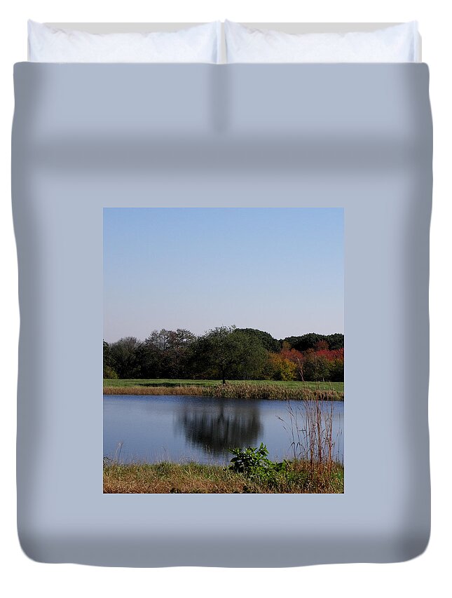 Reflection Duvet Cover featuring the photograph Perfect Reflection by Kim Galluzzo Wozniak