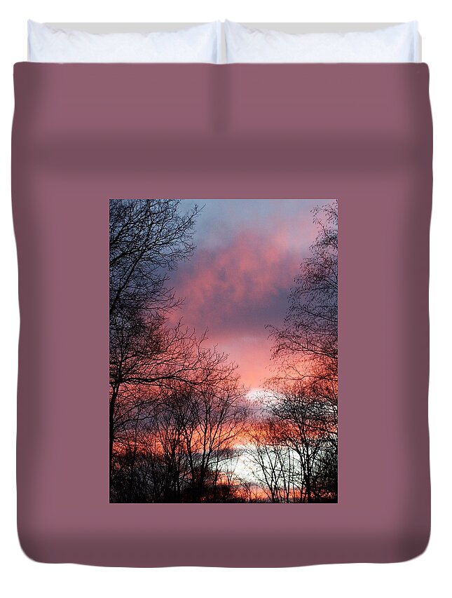 Pink Duvet Cover featuring the photograph Pink Forever by Kim Galluzzo Wozniak