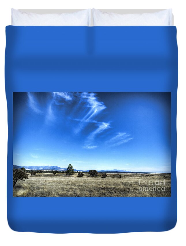 Donna Duvet Cover featuring the photograph Point of Pines - San Carlos Indian Reservation by Donna Greene