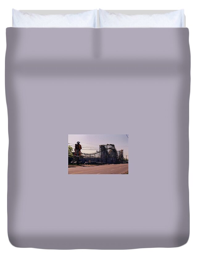 Cowboy Duvet Cover featuring the photograph Ride it Cowboy by Stacy C Bottoms