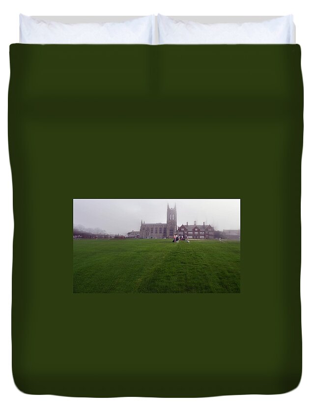 Classic Duvet Cover featuring the photograph Saint Georges Church. by Marysue Ryan