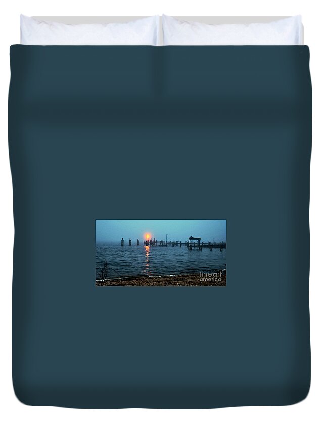 Clay Duvet Cover featuring the photograph Shhh Listen by Clayton Bruster