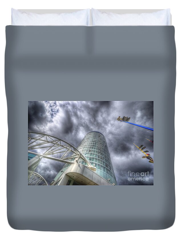 Art Duvet Cover featuring the photograph Sky Is The Limit 2.0 by Yhun Suarez