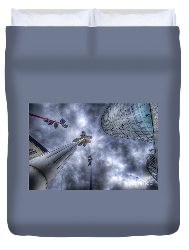 Art Duvet Cover featuring the photograph Sky Is The Limit by Yhun Suarez