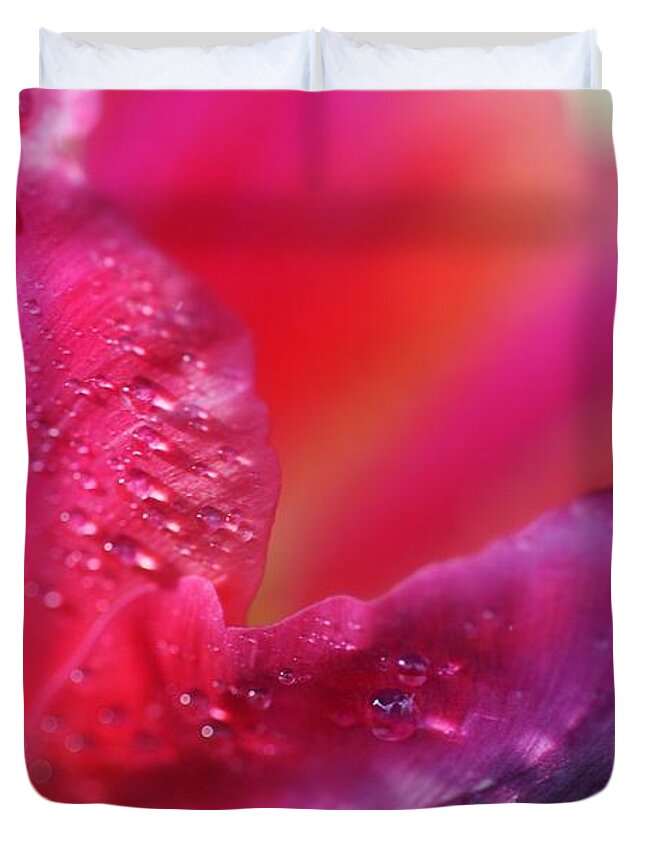 Tulip Duvet Cover featuring the photograph Spring is near... by Lisa Argyropoulos