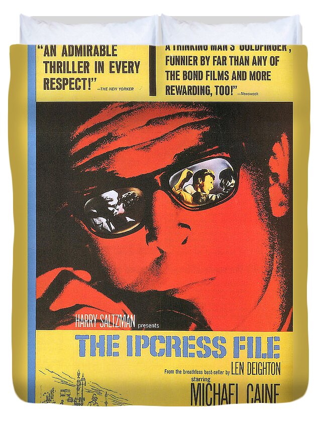 The Ipcress File Duvet Cover featuring the photograph The Ipcress File by Georgia Clare