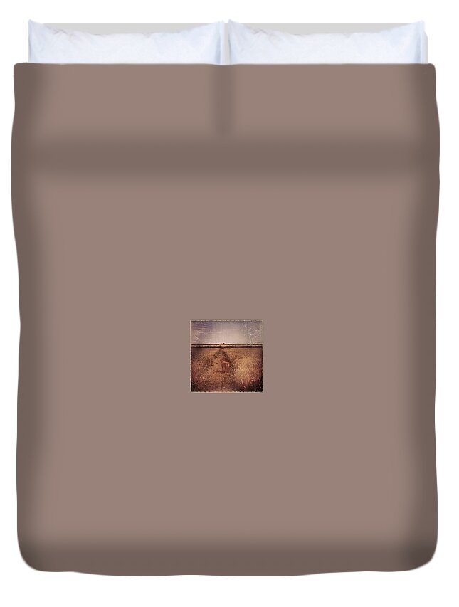 Rural Duvet Cover featuring the photograph The Long Path by Vicki Field
