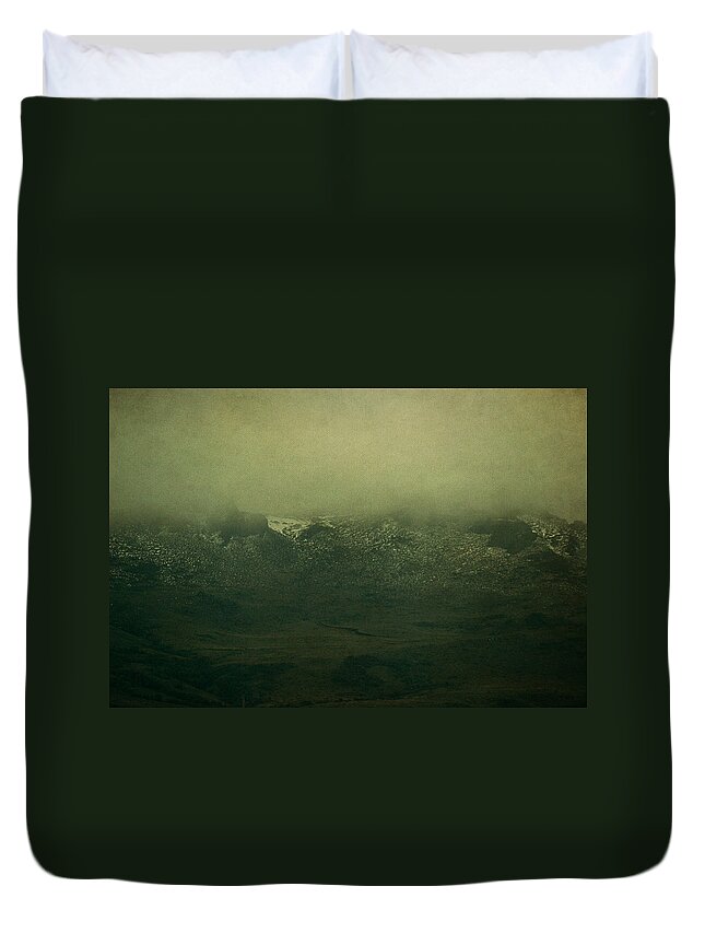 Landscape Duvet Cover featuring the photograph The Rare Old Mountain View by Osvaldo Hamer