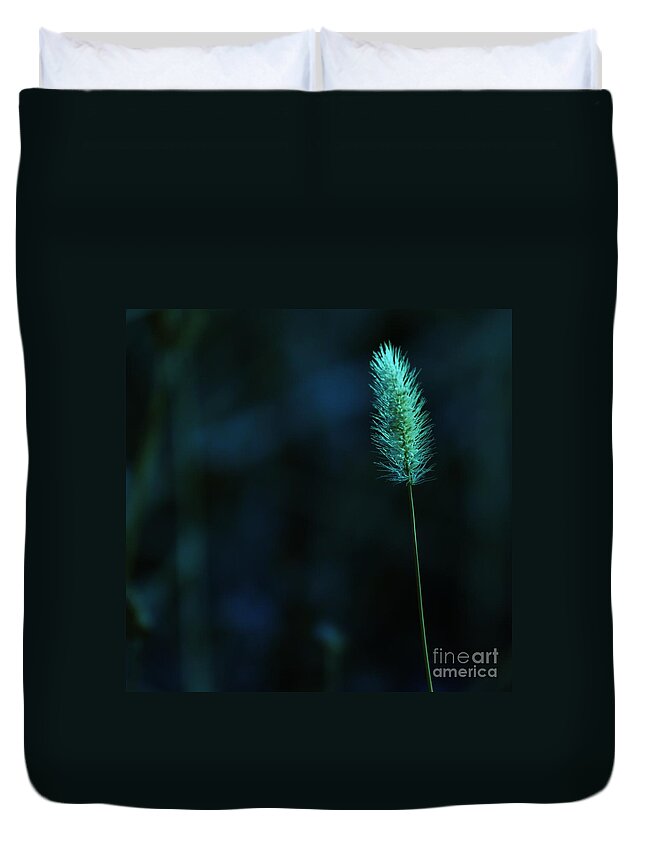 Autumn Duvet Cover featuring the photograph The Solitude Near The End by Jeff Swan