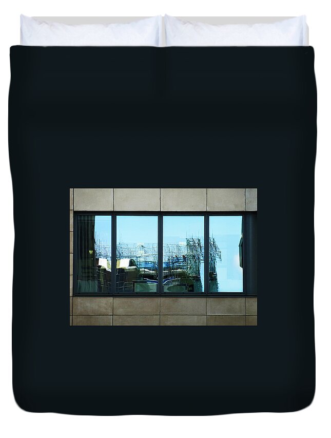 Office Duvet Cover featuring the photograph The Window to an Ever Changing World by Steve Taylor